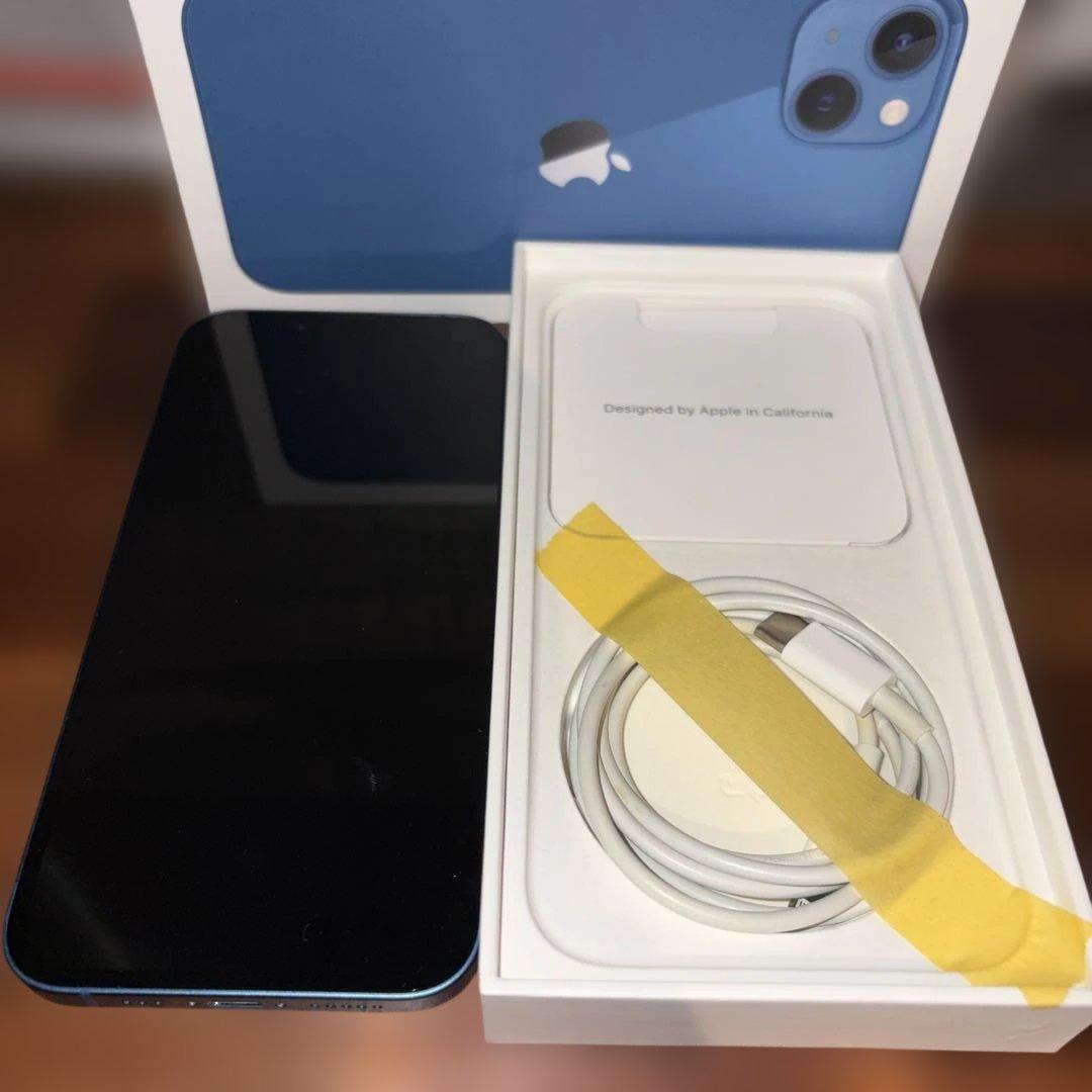 【スイ】Apple iPhone 13 本体 ブルー 128GB