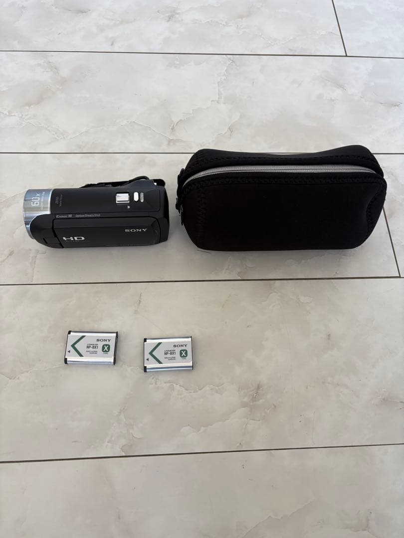 SONY HDR-CX470 ソニーハンディカム　予備バッテリー付