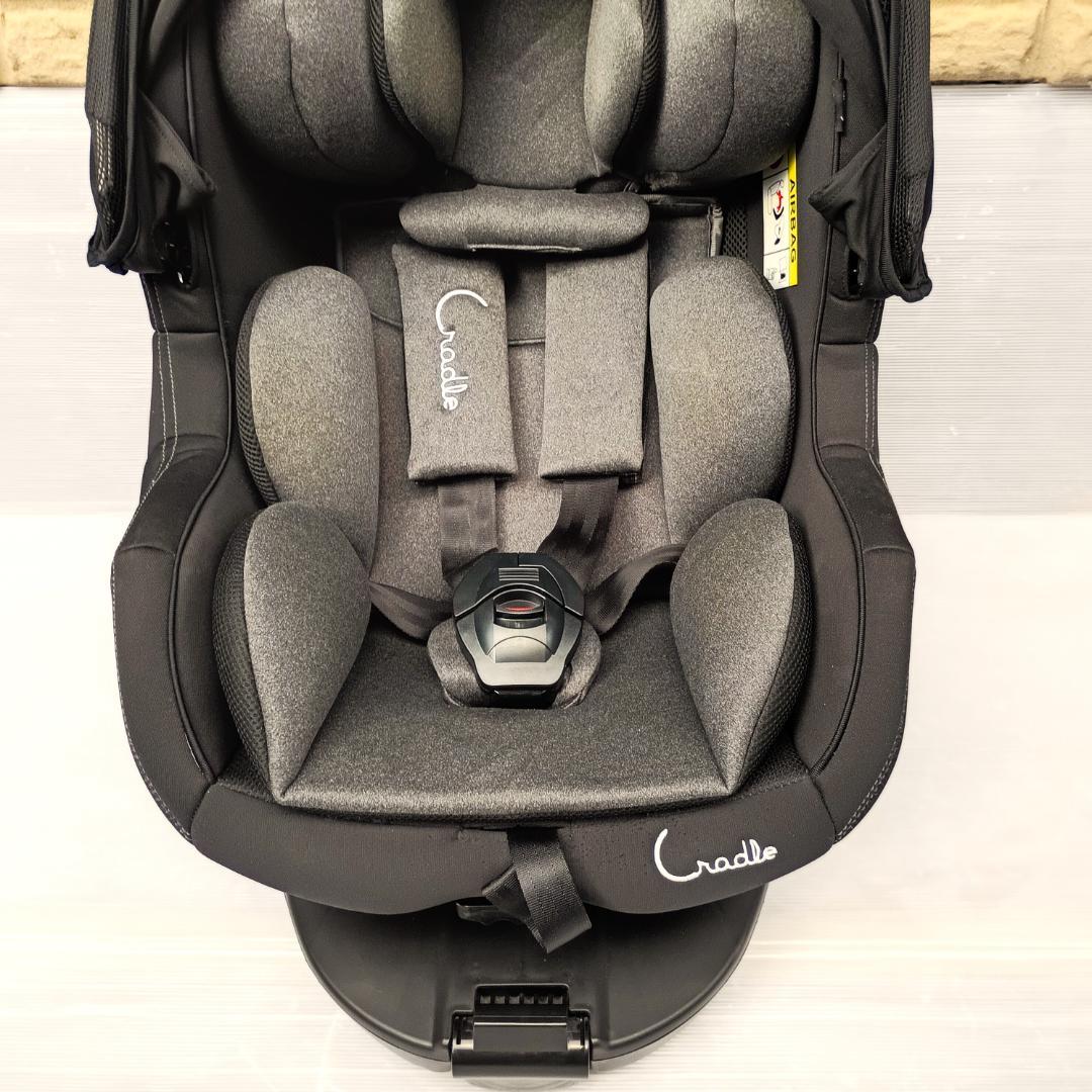 【美品】クレイドル・オーカクルターンプライムⅡ isofix バースデイ限定