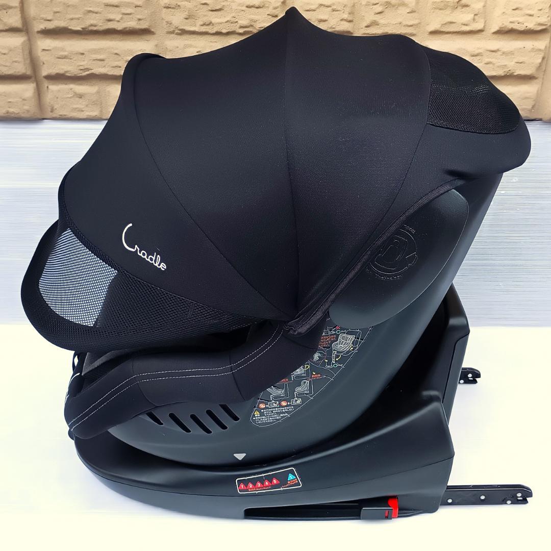【美品】クレイドル・オーカクルターンプライムⅡ isofix バースデイ限定