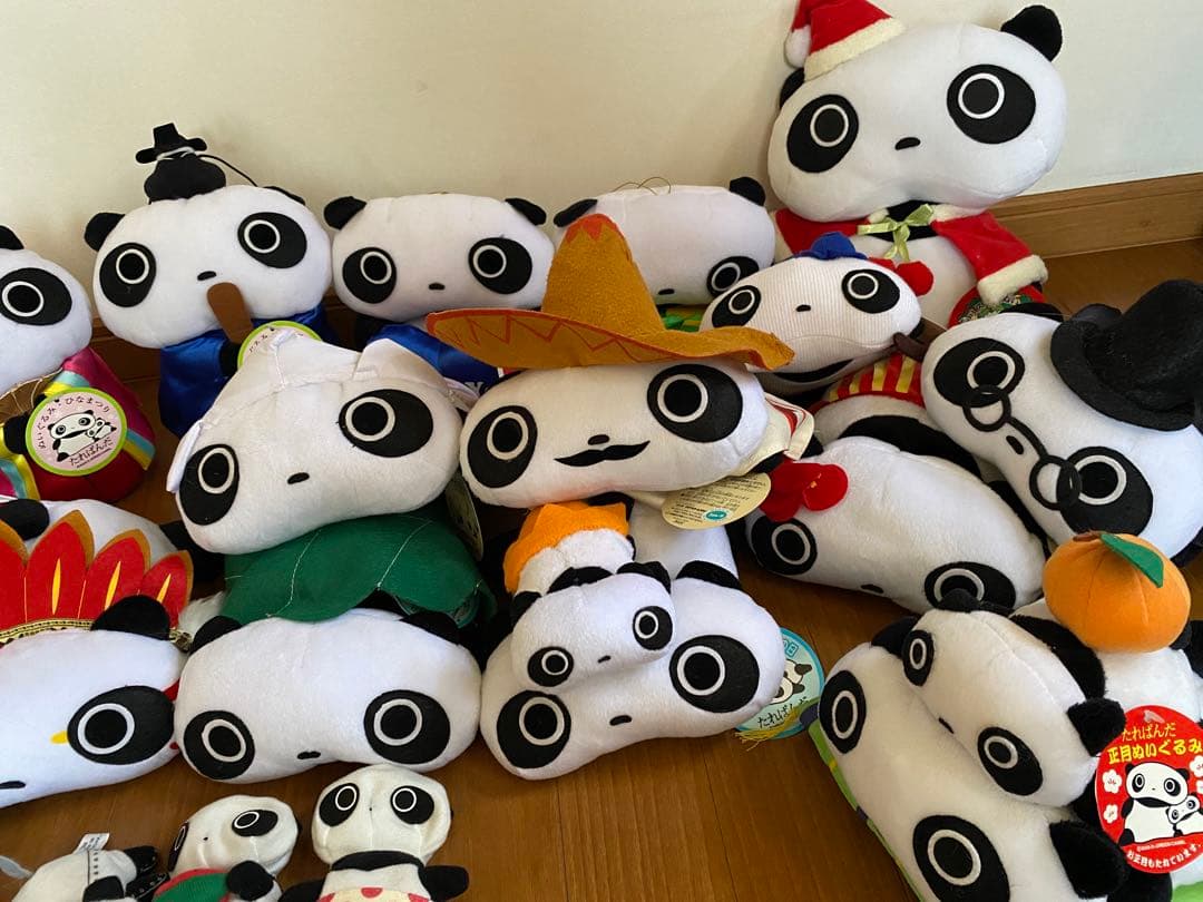 レトロ サンエックス たれぱんだ ぬいぐるみ おてだま 20点 まとめ売り