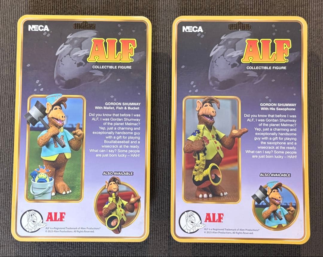 ALF コレクティブルフィギュア 2点セット