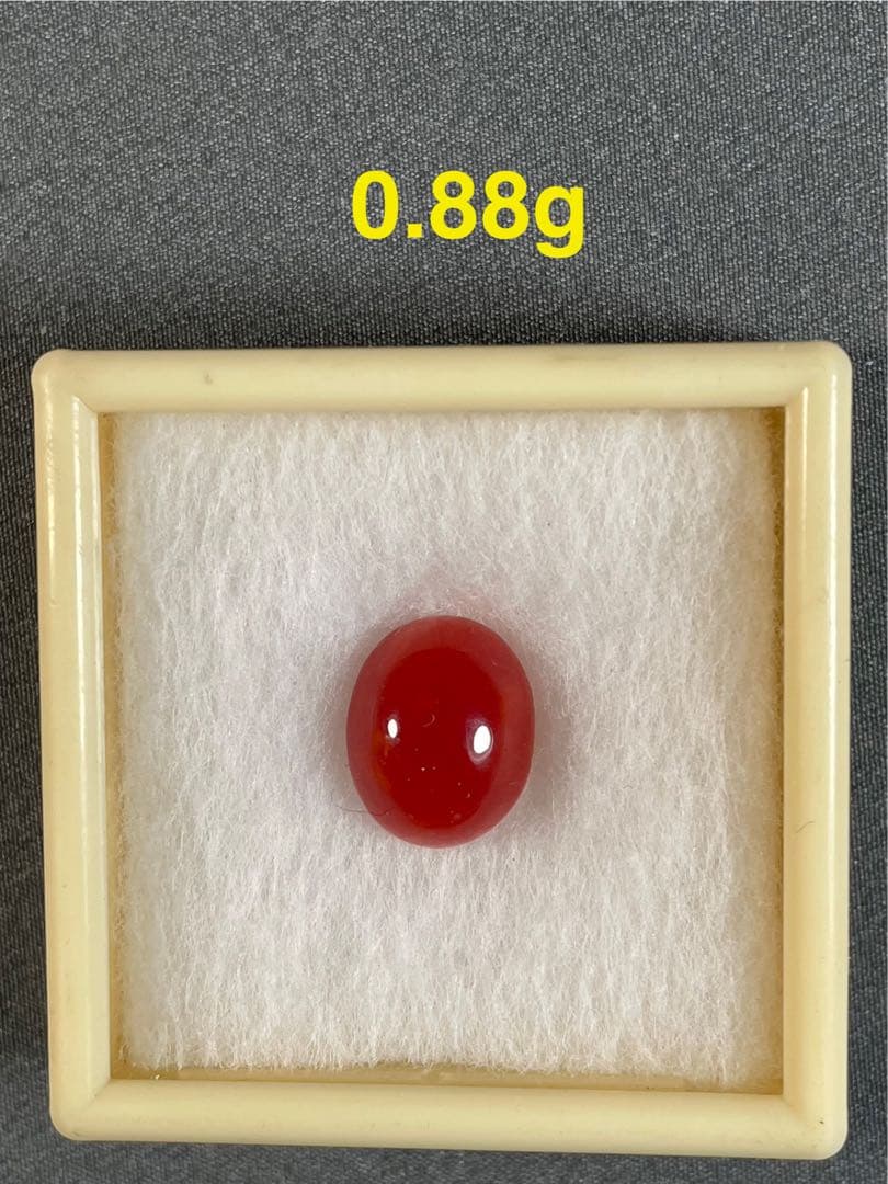 天然赤珊瑚 ルース (指輪用) Ｌー33