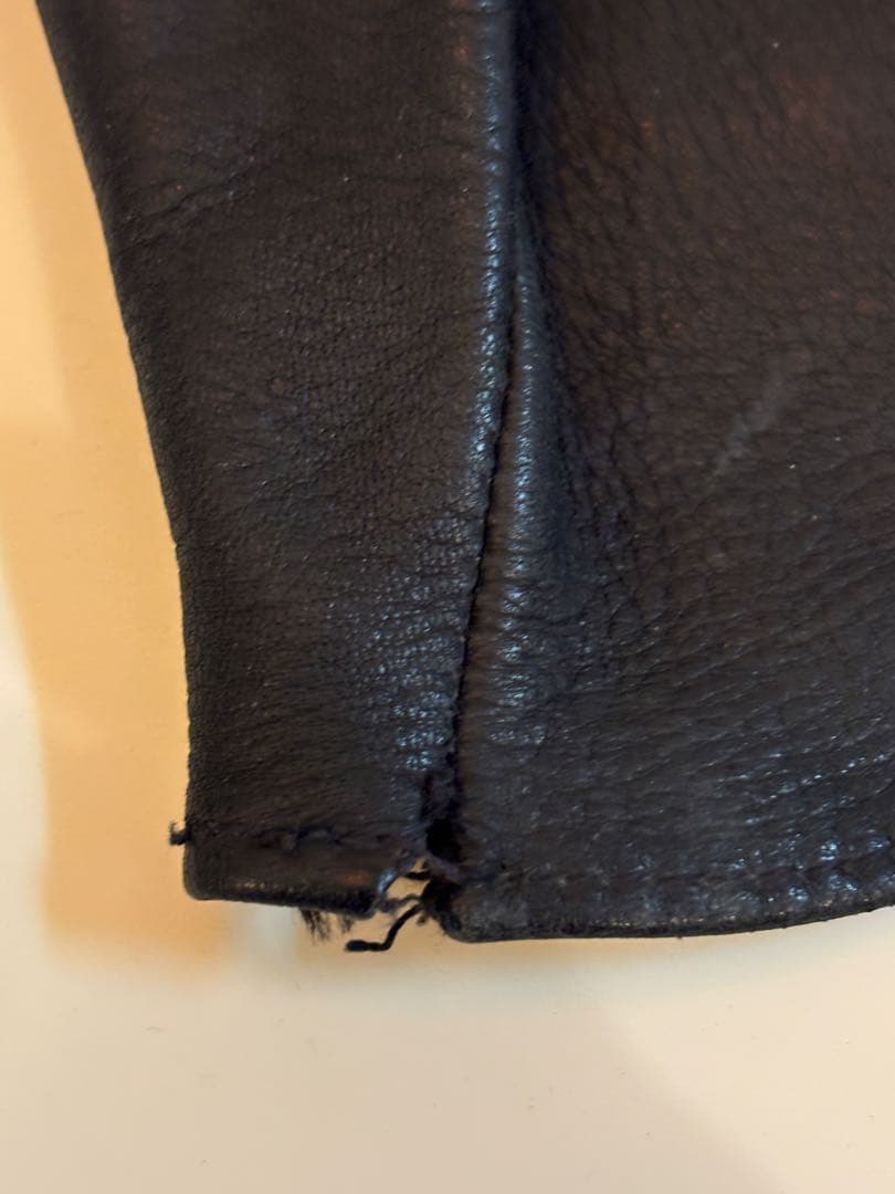 クロムハーツ　レザーグローブ　セメタリー　サイズ8