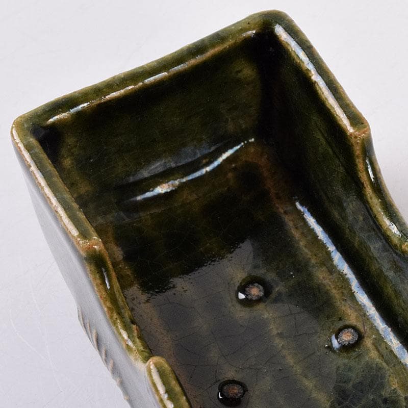 YUKI TANAKA加藤丈佳造　色絵金彩花文　香合　共布共箱　V8484