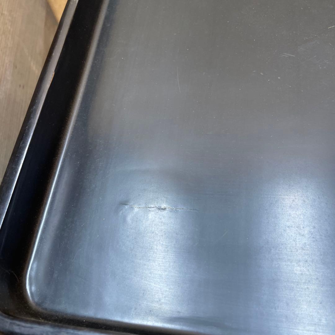 漆器　塗り盆　四角　5枚セット 木箱付き