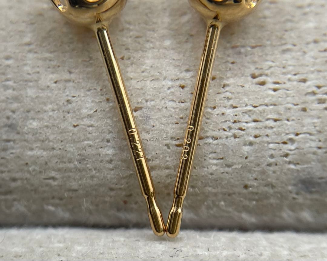 JA117★高級 ダイヤモンド0.424ct K18 ピアス