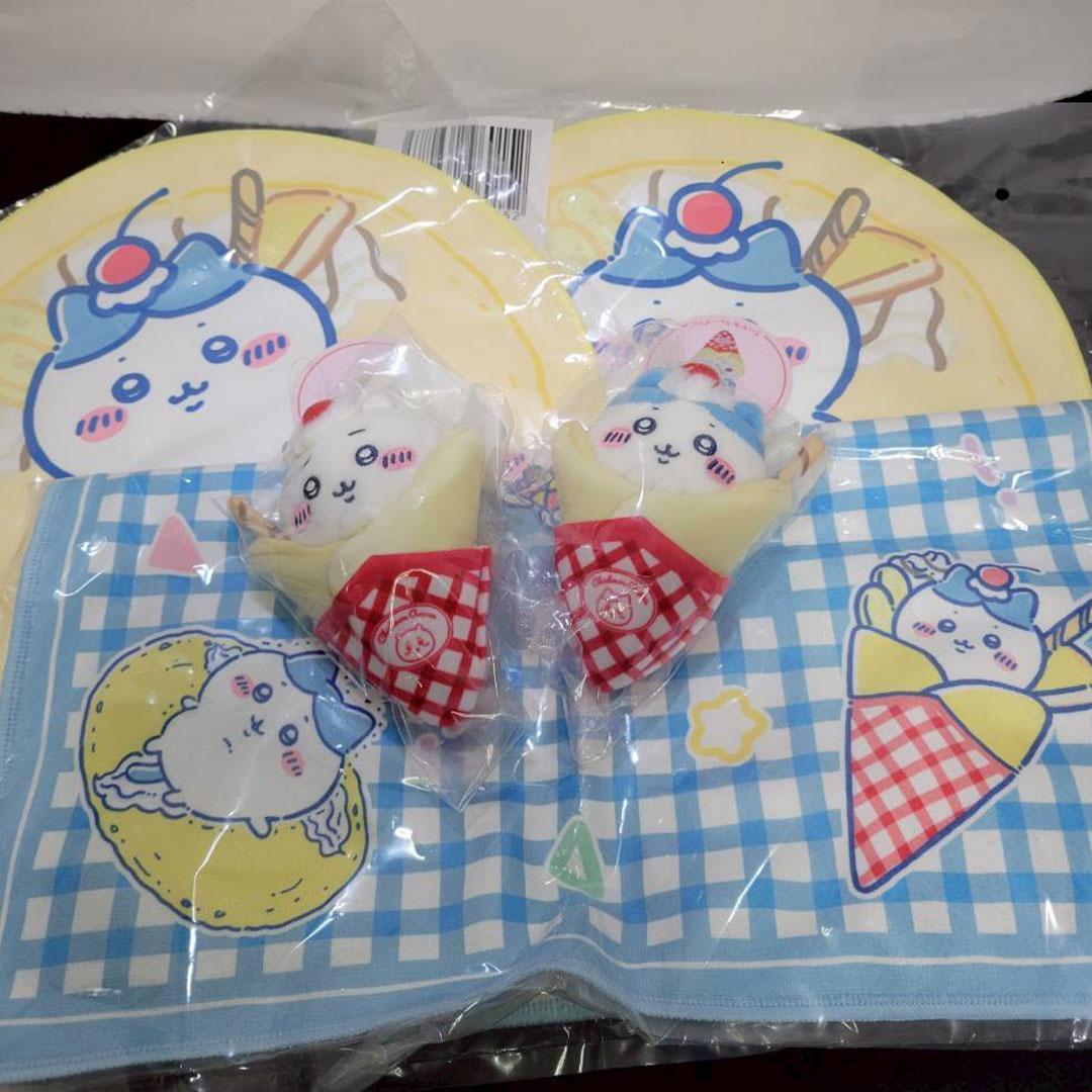 【新品 未開封】ちいかわ　クレープくじ　C賞２種＋D賞E賞タオルセット