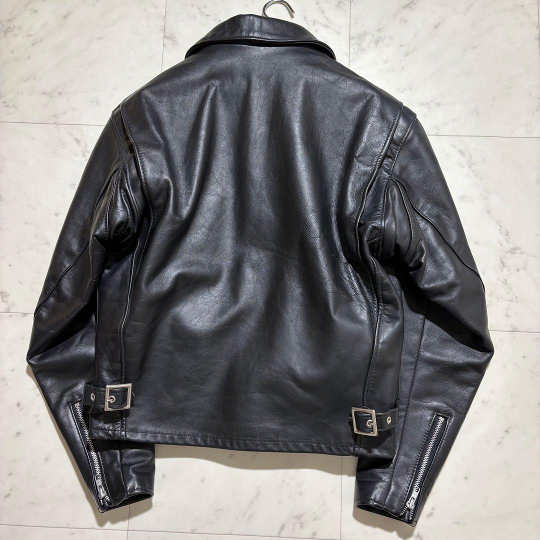 美品✨schott ショット 38サイズ M レザージャケット ライナー 黒