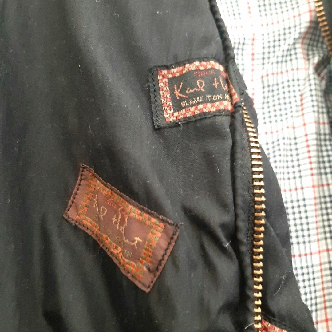 Karl helmut カールヘルム パッチ リバーシブル ボンバージャケット