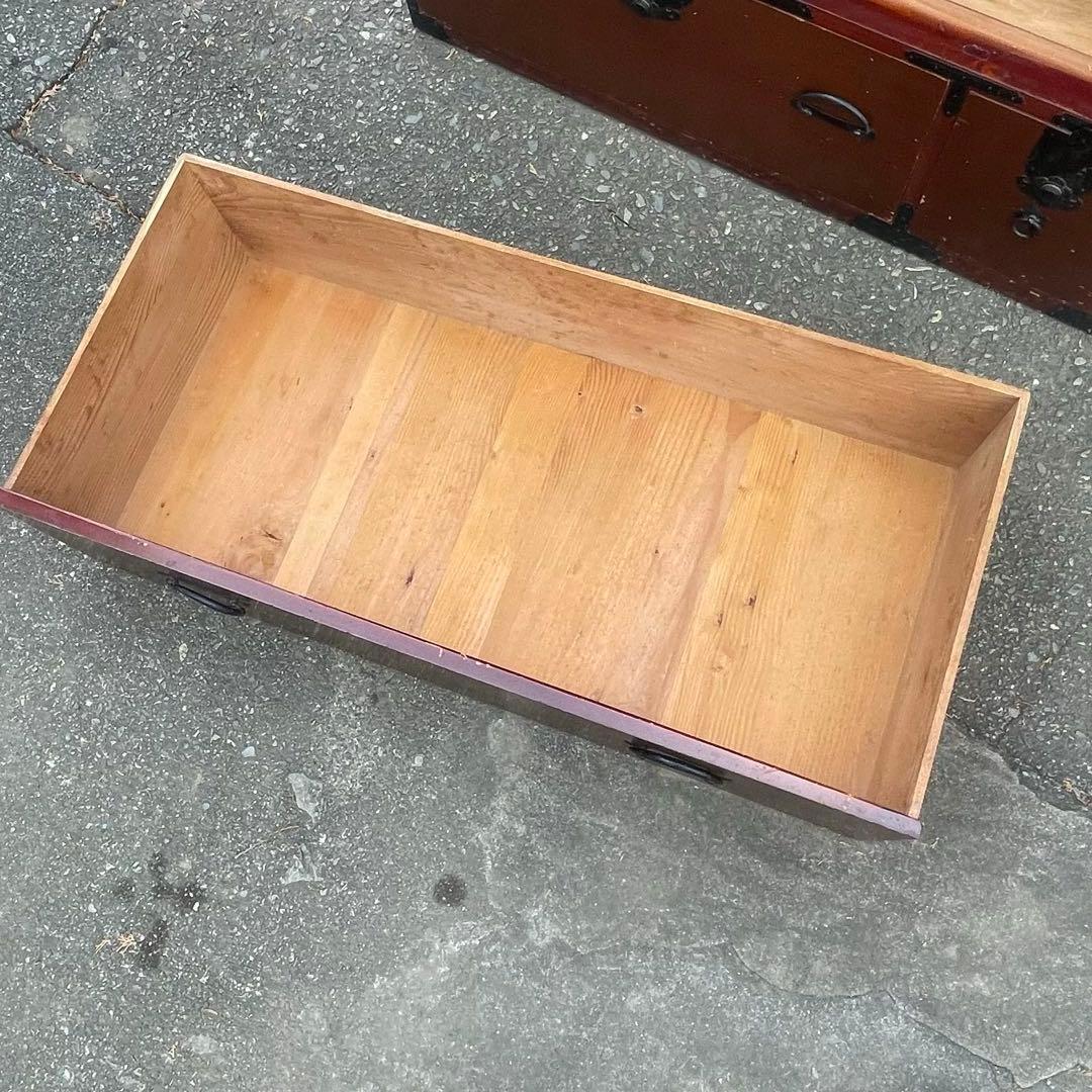 時代箪笥　五段　収納家具　アンティーク