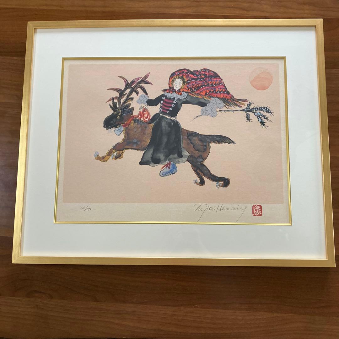 フジ子・ヘミングさん　スウェーデンのクリスマスシルクスクリーン