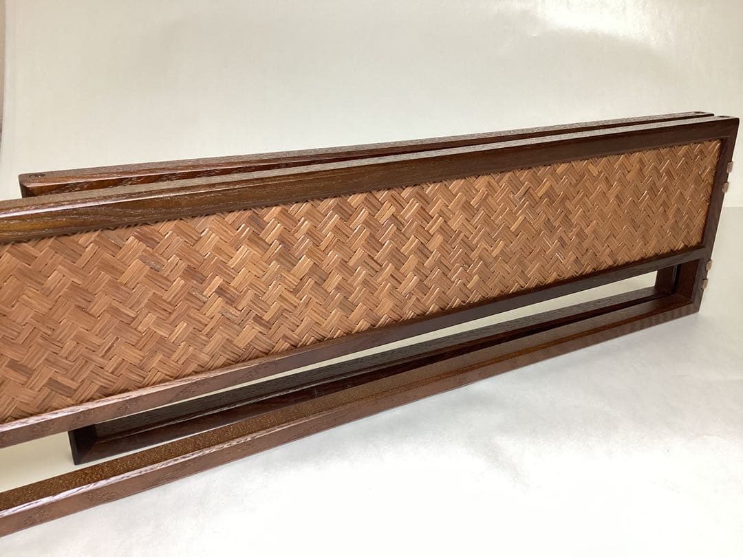 風炉先 煎茶用 あじろ 紙箱入 茶道具 古物品