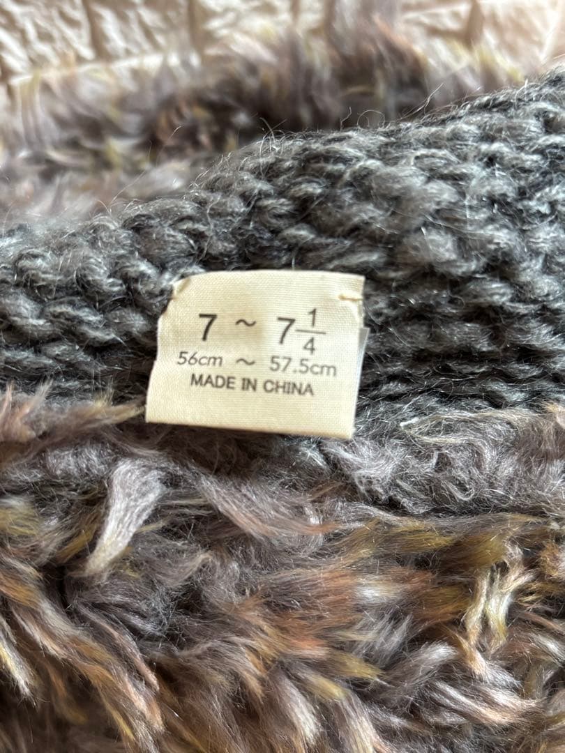 キャピタル KAPITALファーとニットの帽子