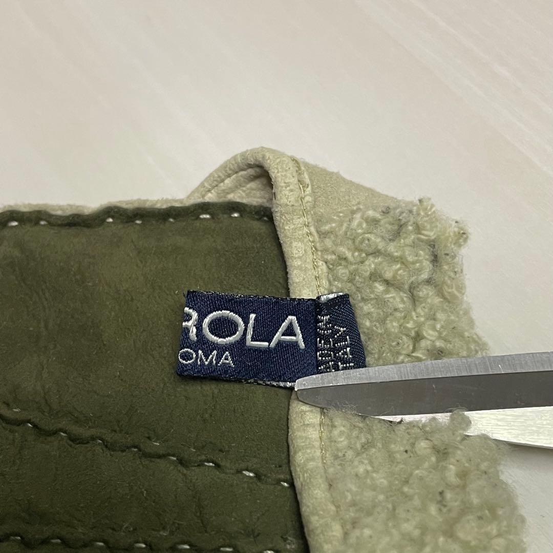 た*け様 メローラ☆メンズ 手袋☆カピバラレザー☆スエード☆カーキ☆ホワイト☆