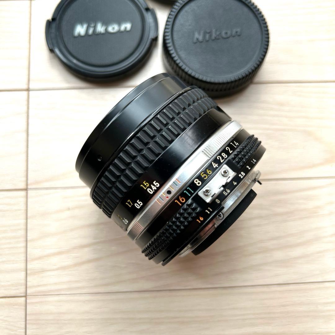 Nikon NIKKOR 50mm 1:1.4 HS-9 未使用レンズフード付き