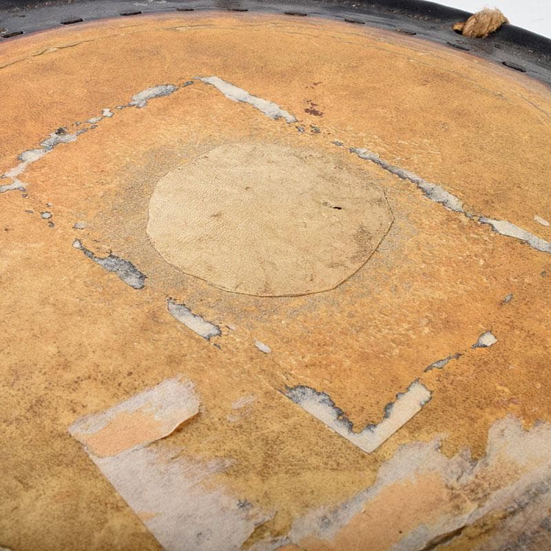 和楽器　和太鼓　締太鼓　黒漆金蒔絵胴　C　8682D