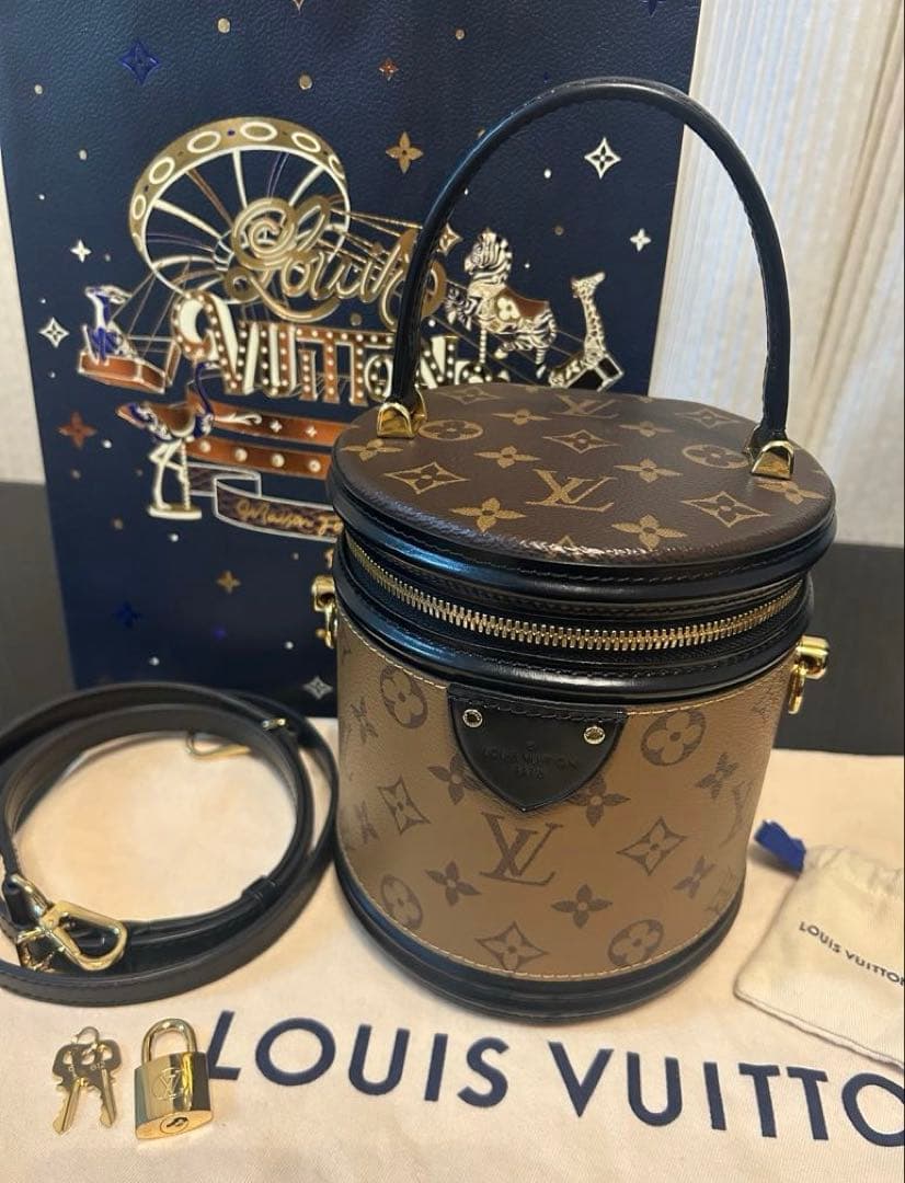 【美品】LOUIS VUITTONカンヌ モノグラムショルダーバッグ