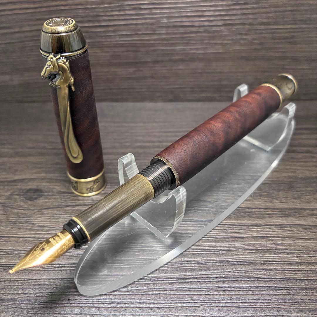 【馬万年筆】ウォールナット