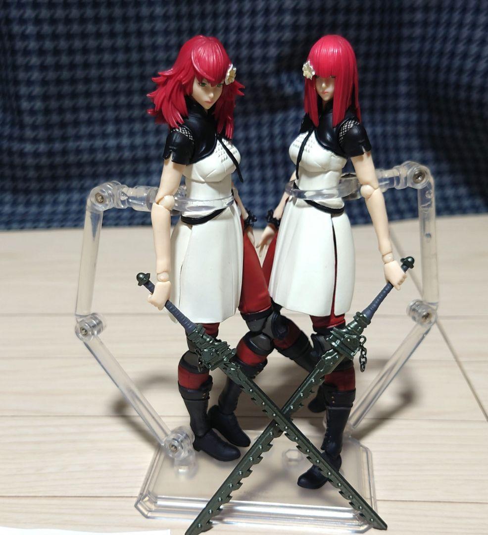 ニーアオートマタ　フィギュア　ブリングアーツ　デボル　ポポル