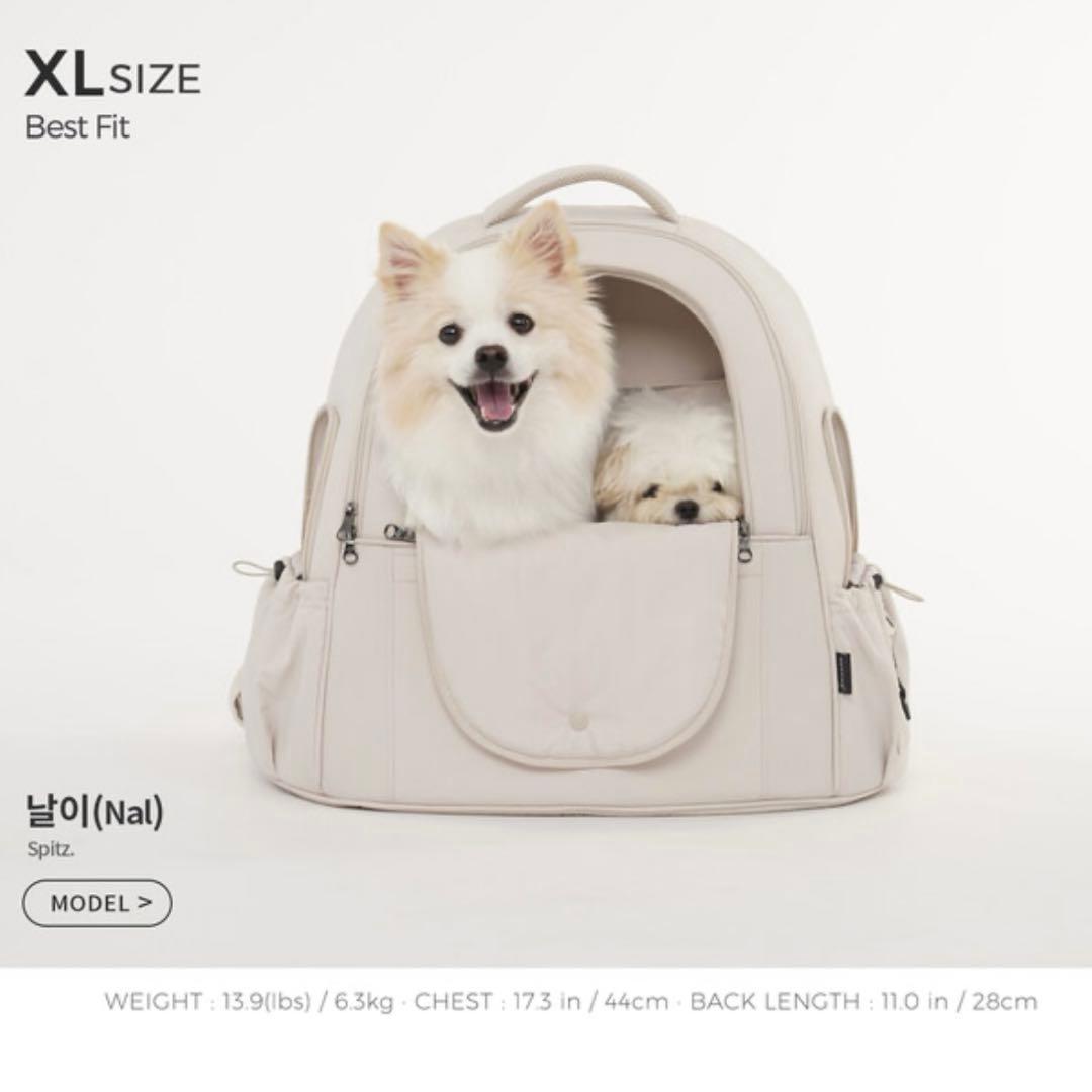 SSOOOK 両窓フロントバッグ SO-CA413 XL ベージュ