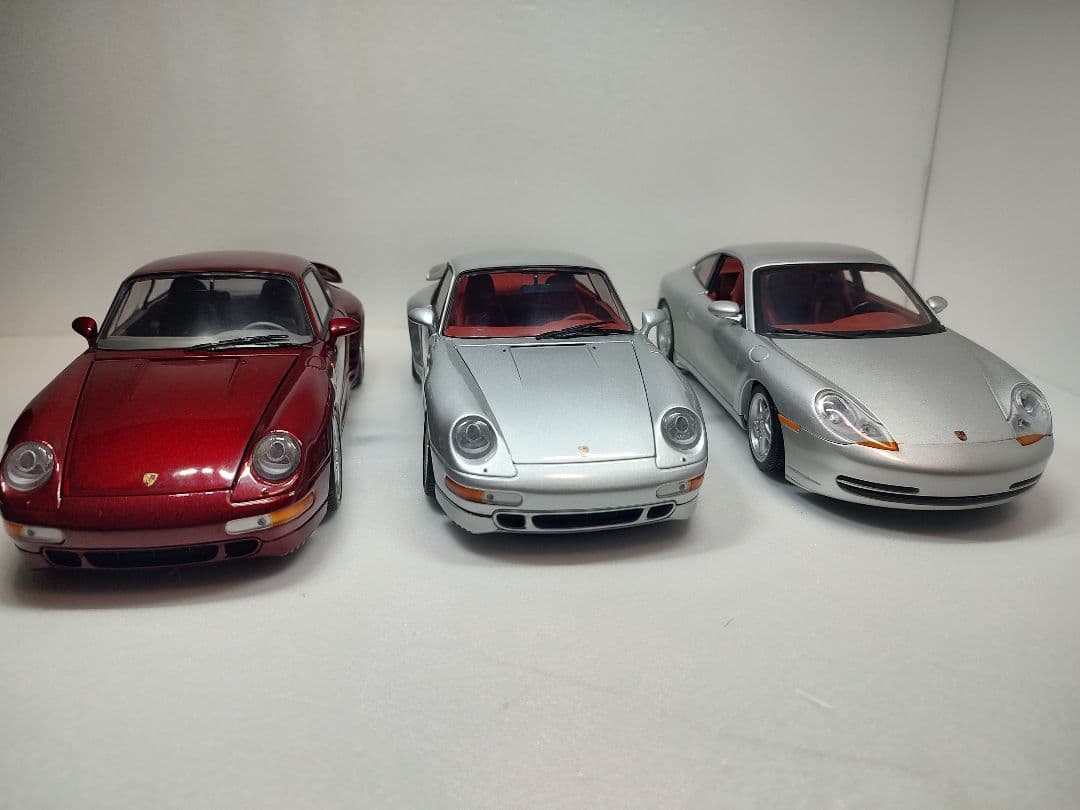 Porsche 911 993Turbo 996 ミニカー 3台セット