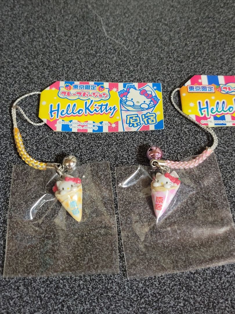 ✨新品、未使用✨ご当地キティ　東京　原宿限定　バニラ　イチゴクレープ　2個セット