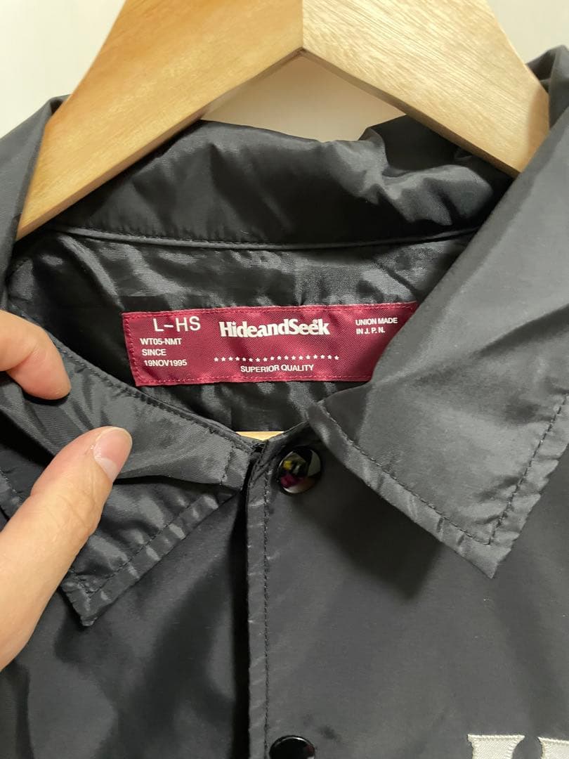 hide and seek コーチジャケット team jacket coach