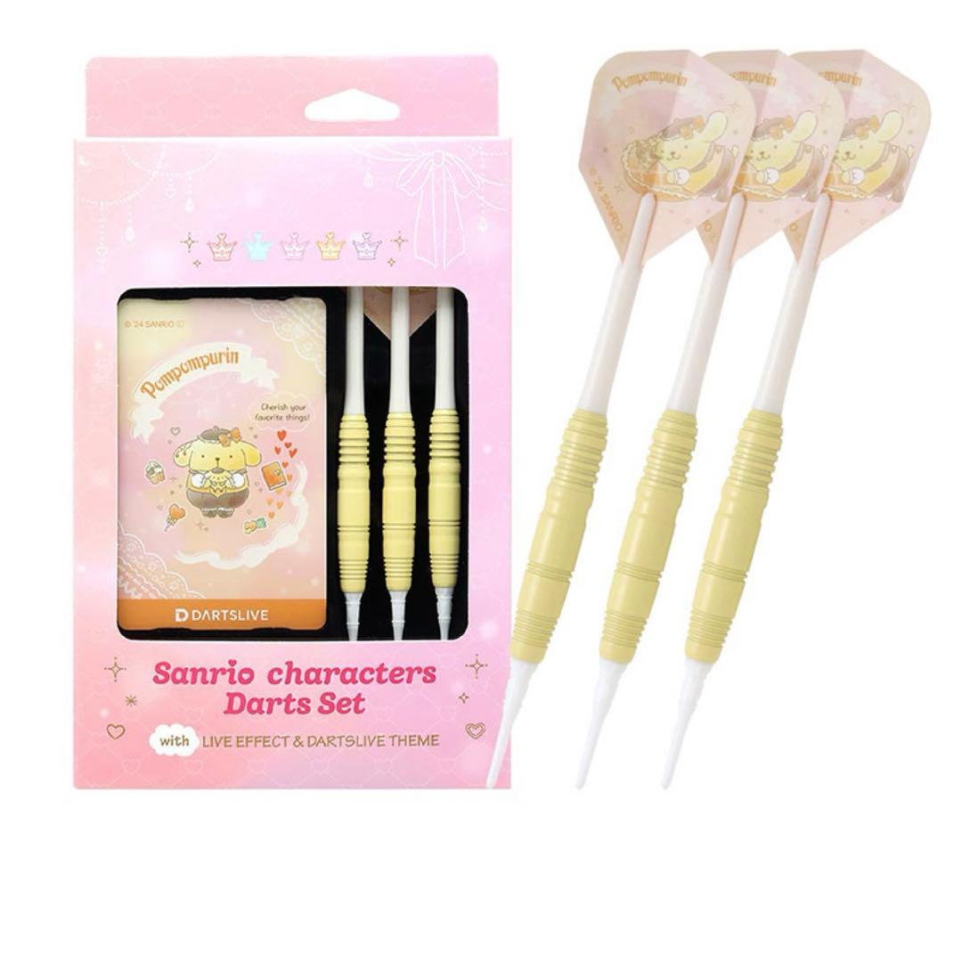 Sanrio characters ダーツセット　ポムポムプリン