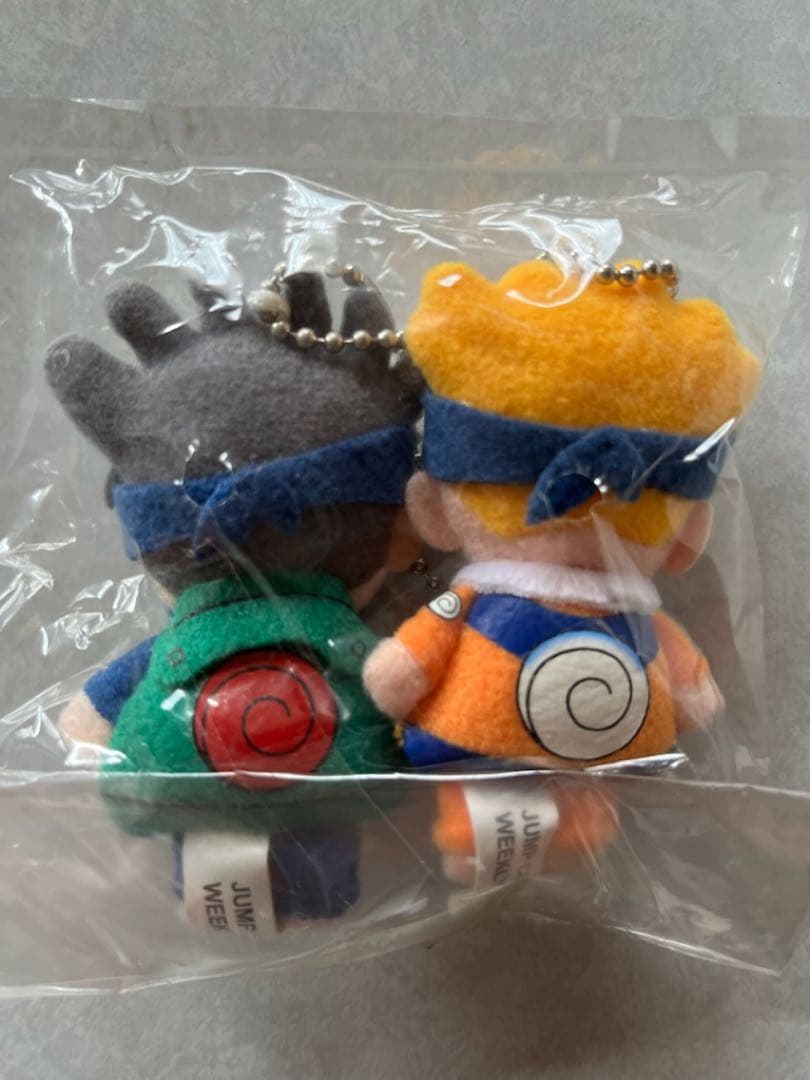 NARUTO　うずまきナルト・はたけカカシ　キーチェーンマスコット　新品未開封