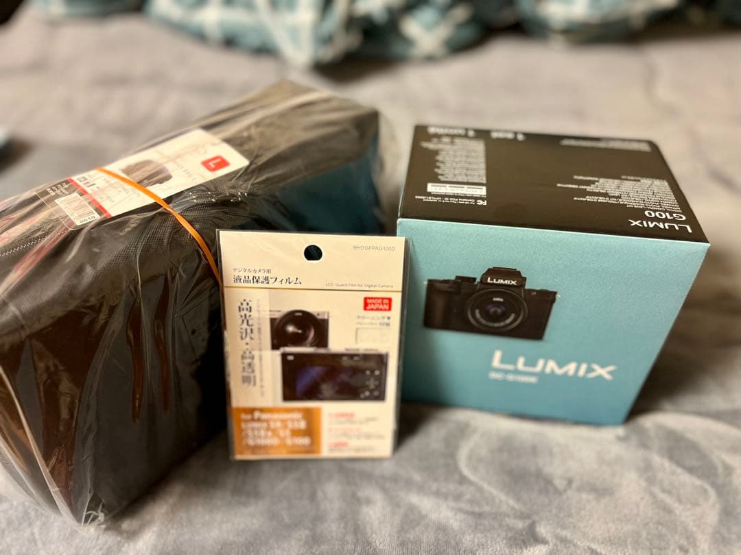 LUMIXG100ミラーレス一眼カメラ Kキット ブラック DC-G100K-K