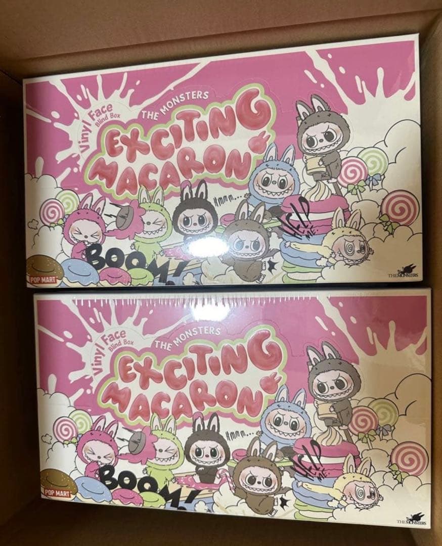 Popmart THE MONSTERS Macaron ぬいぐるみLabubu