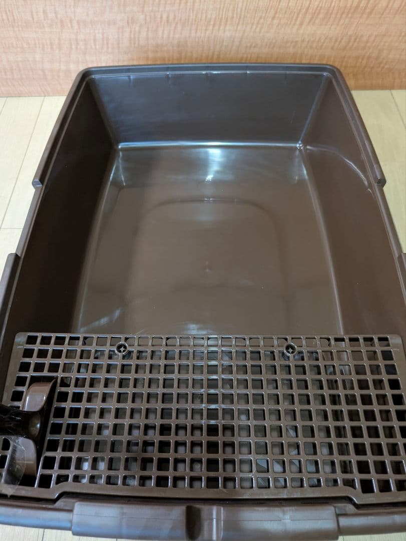 【3個売り】猫トイレ 蓋付き 大きめサイズ幅44cm,奥行62cm,高さ42cm