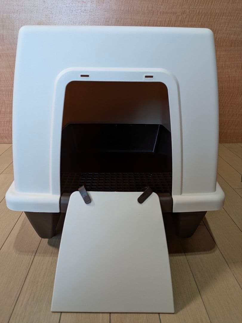 【3個売り】猫トイレ 蓋付き 大きめサイズ幅44cm,奥行62cm,高さ42cm