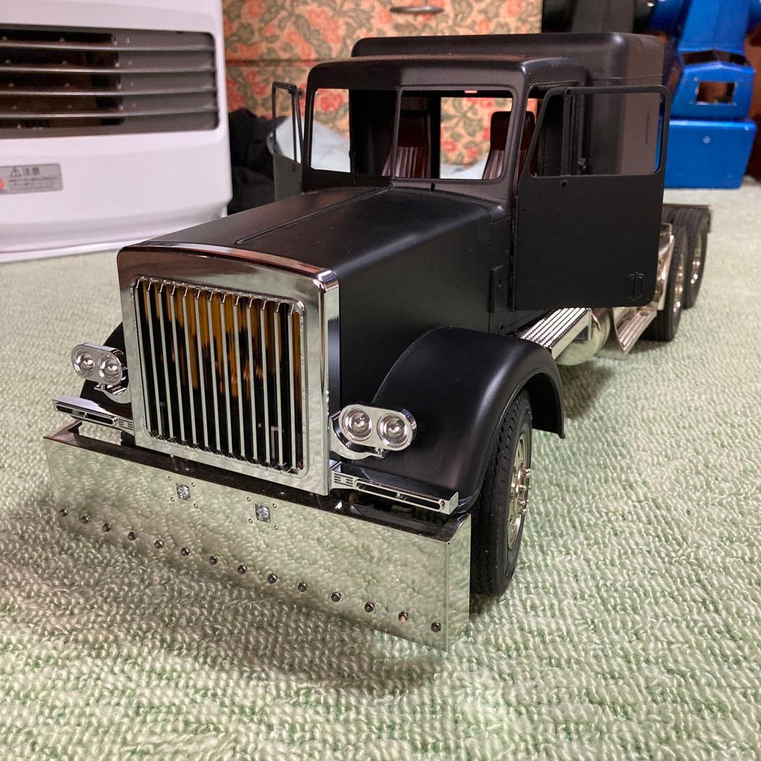 タミヤ1/14キングハウラー加工中