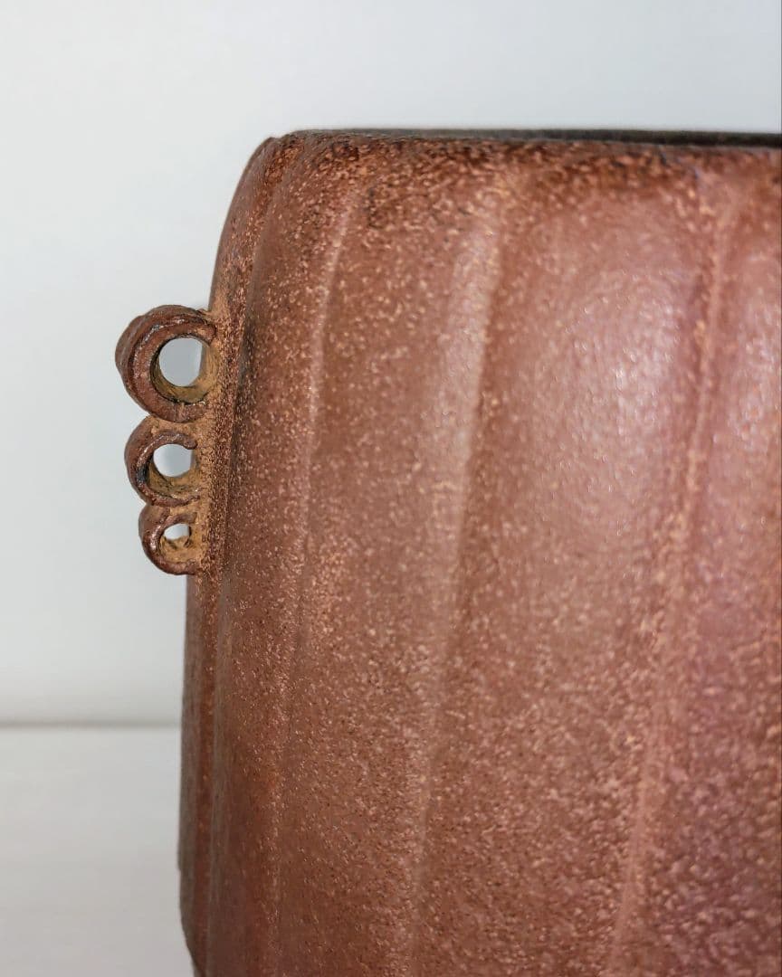 値下げ！菊形筒釜（菊花釜）（希少品）佐藤浄清　造り