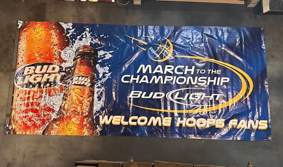 【非売品・激レア】Bud Light（バド・ライト）大型バナー