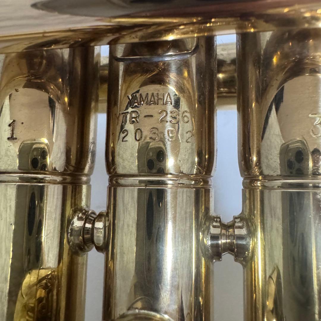 YAMAHA ヤマハ　トランペット　YTR-236　ラッカー　初心者　管内洗浄