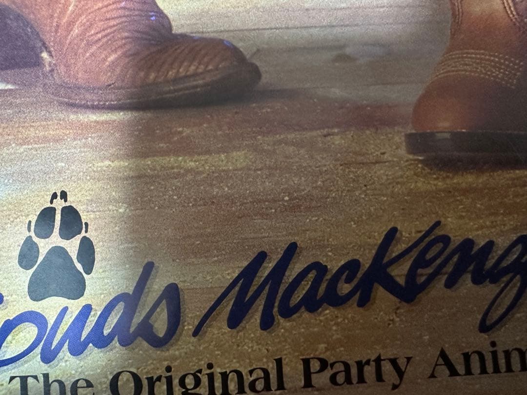 新品！バドライト　バドワイザー　マッケンジー　バド犬　ブルテリア　ポスター