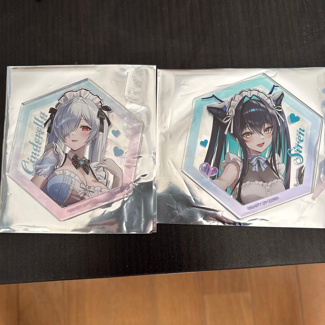 シンデレラ　マーメイド(セイレーン) コースター　各一枚ずつの計２枚セット