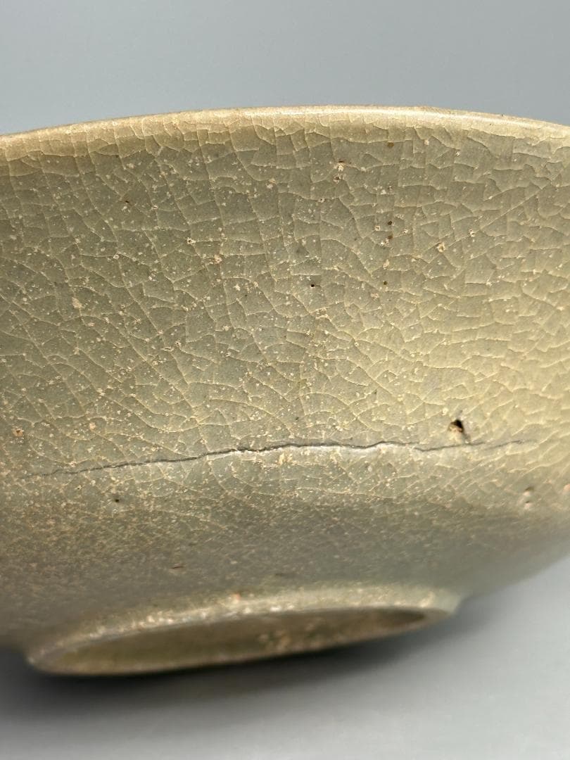 韓国美術　高麗青磁 　盤　皿　貫入　伝来品　古物古作　時代　朝鮮半島　李朝　宋