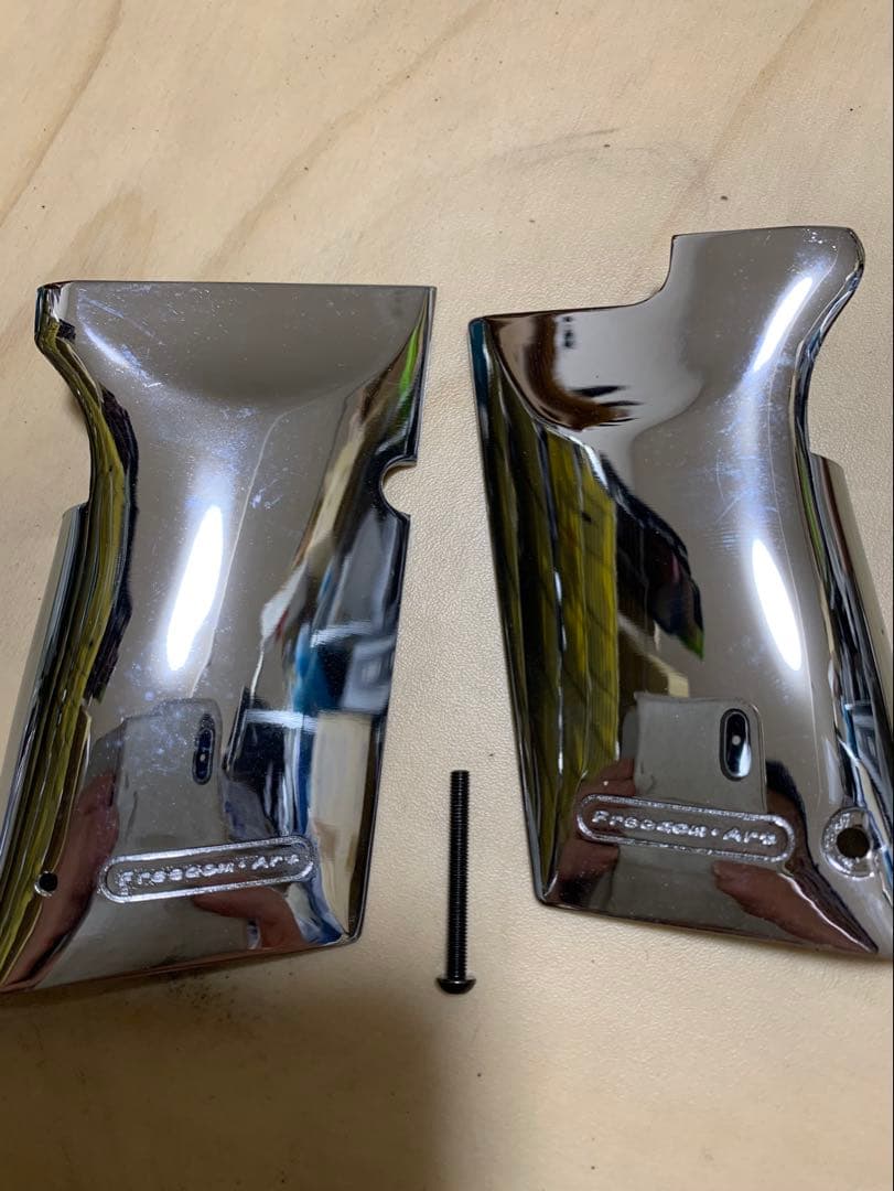 フリーダムアートメタルグリップ東京マルイ デザートイーグル用　メッキシルバー