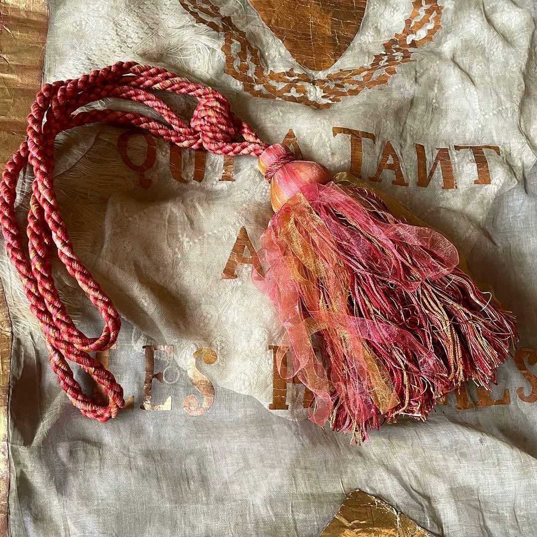 フランスアンティーク♪特大 装飾的なタッセル　ブロカント