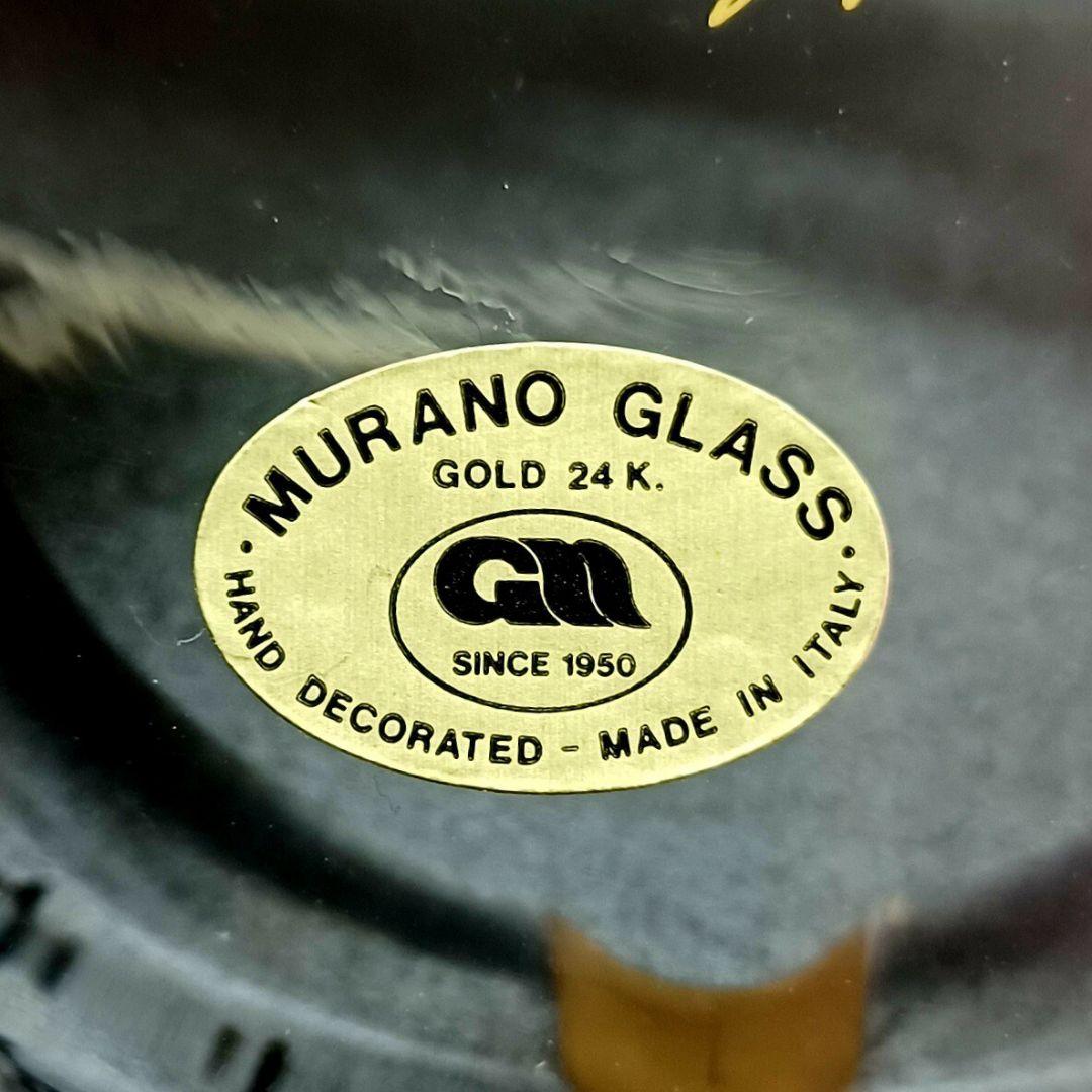 MURANO GOLD 24K HAND DECORATED ムラノ 灰皿