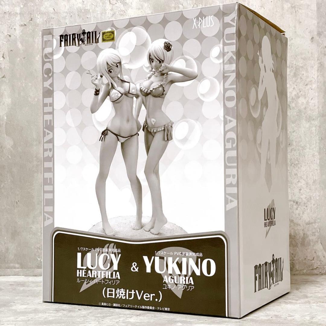 未開封 300個限定 フェアリーテイル ルーシィ＆ユキノ日焼けVer フィギュア