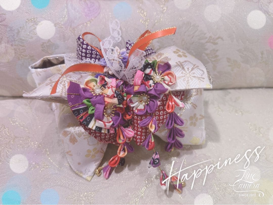 B401.pon2pan2☆オーダー☆犬お着物☆犬お引き摺りお着物