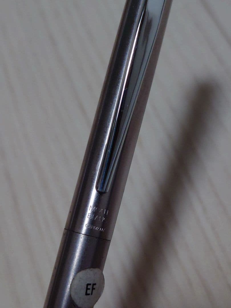 MONTBLANC モンブラン ノブレス 万年筆 EF 極細 シルバー 箱付