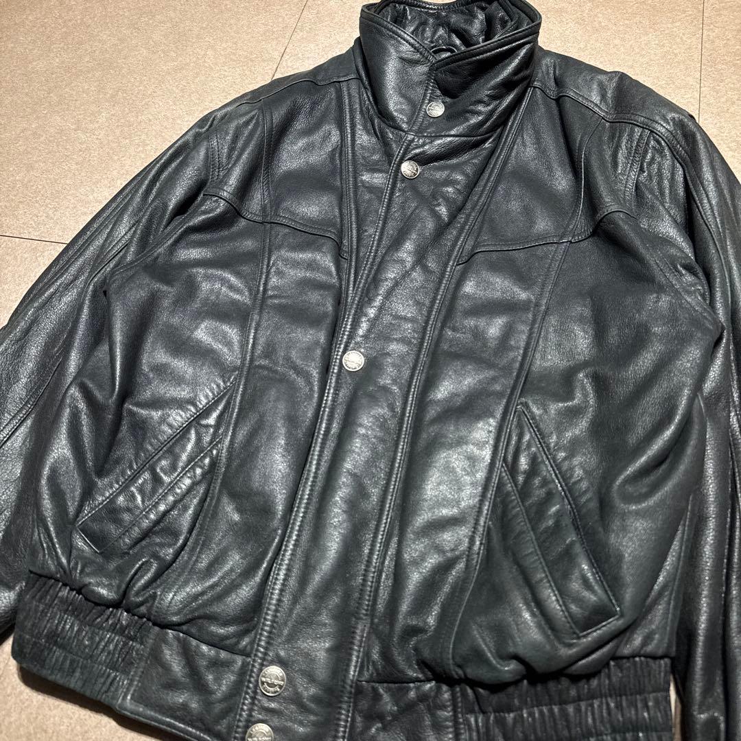 Willsons ウィルソンズ　レザージャケット　ライダース　本革　黒　S