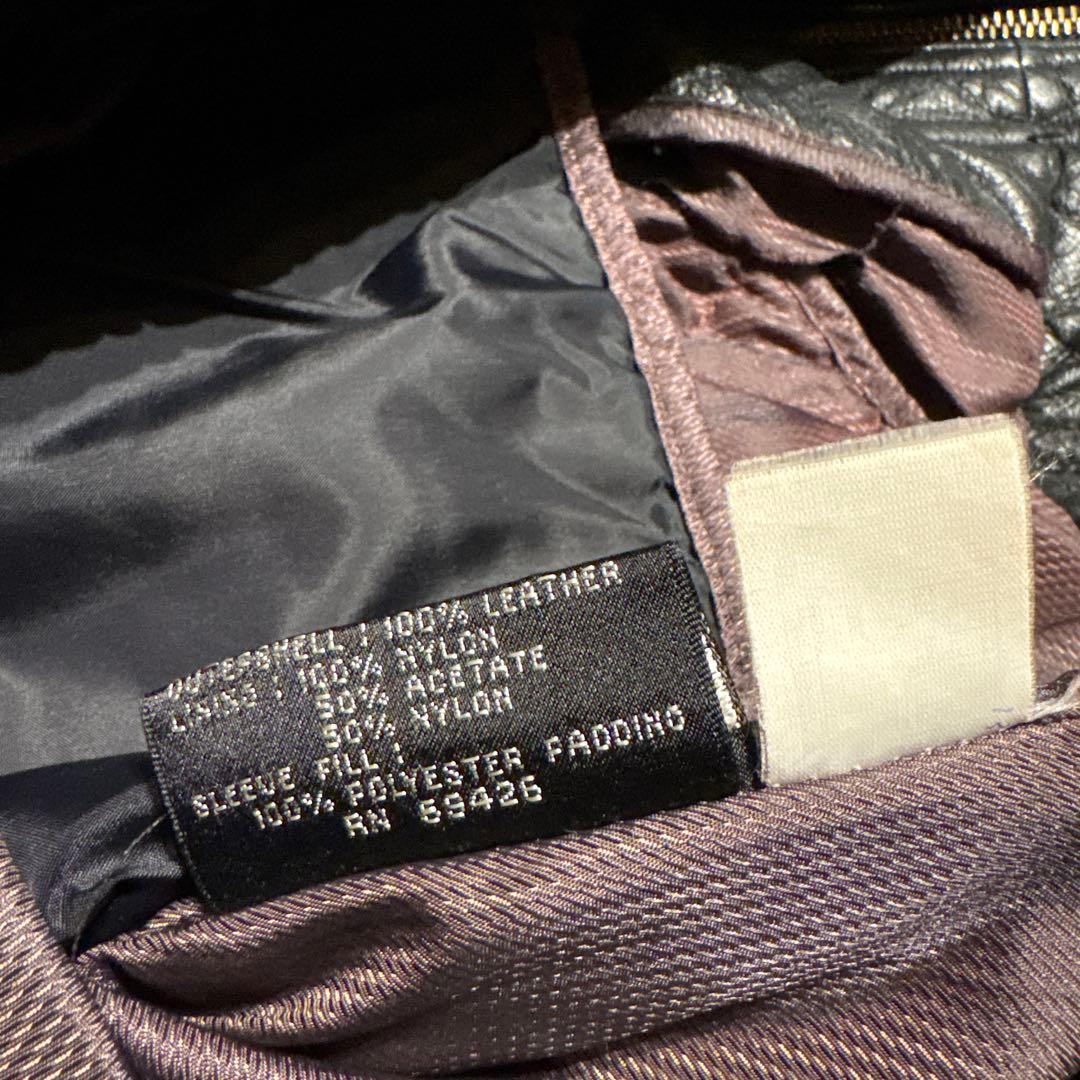 Willsons ウィルソンズ　レザージャケット　ライダース　本革　黒　S