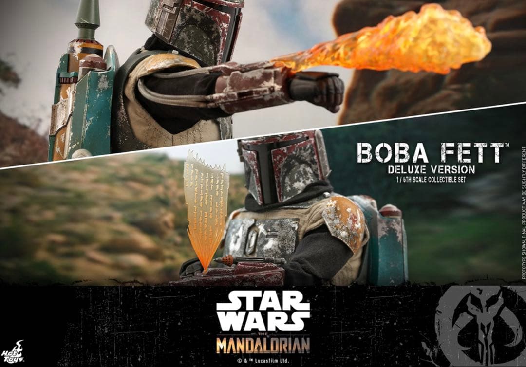 定価７万５千円 STARWARS マンダロリアンBoba Fett 1/6 2体